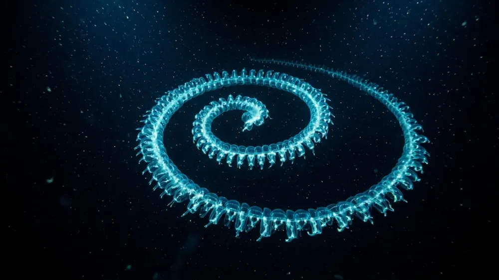 Uma criatura de 47 metros vive nas profundezas dos oceanos desde a época de Napoleão.