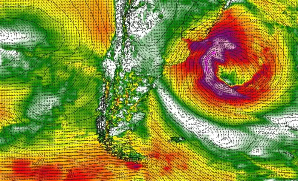 Ciclone extratropical intenso trará onda de frio para sul do Brasil; veja previsão.