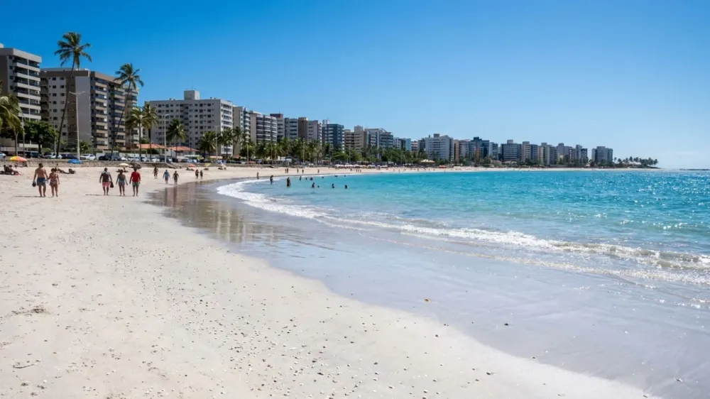 Com 40 km de praias urbanas e eleita Melhor Cidade do Brasil em 2026: a capital alagoana que virou o Caribe Brasileiro