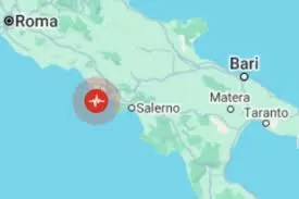 Terremoto de magnitude 4,4 atinge Nápoles, na Itália.