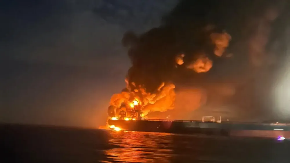 Drones ucranianos provocam novo incêndio no porto russo de Tuapse