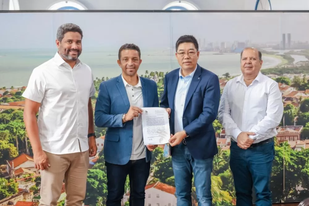 Olinda estreita laços e recebe carta-convite de Sichuan, da China.