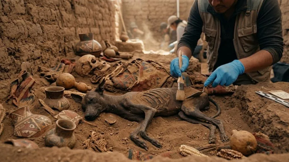 Enterrados há 1.300 anos, esses cães sagrados estão ajudando cientistas a entender o poder e os rituais dos antigos Andes