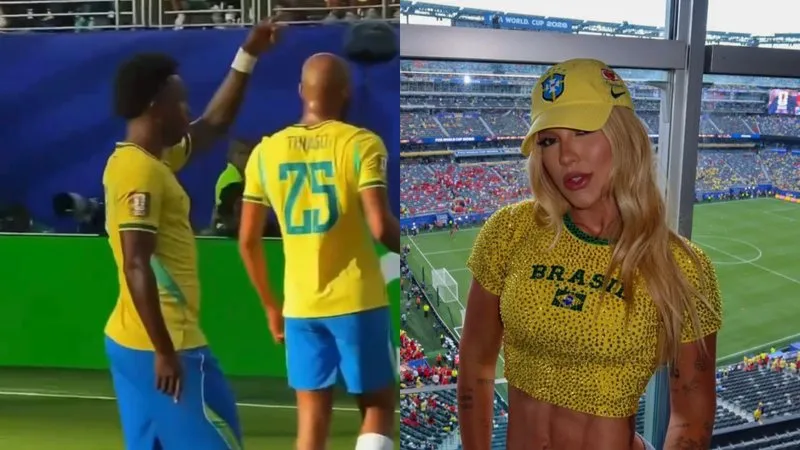 JUNTOS DE NOVO? Vini Jr. dedicou gol para Virginia; veja como foi a comemoração