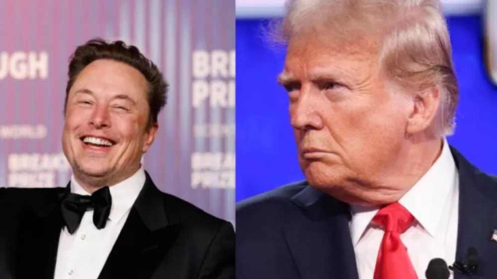 Donald Trump sai em defesa de Elon Musk após onda de destruição a carros da Tesla.