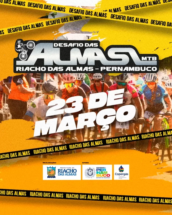 Neste domingo (23), Riacho das Almas promove evento de ciclismo.
