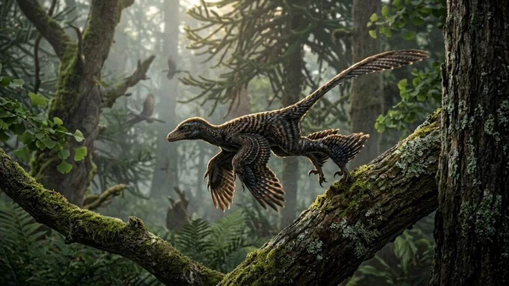 Cientistas encontram “dinossauro esquilo” de 120 milhões de anos com habilidades de planador na China