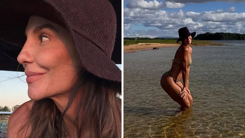 De férias, Ivete Sangalo exibe curvas ao posar de biquíni; confira