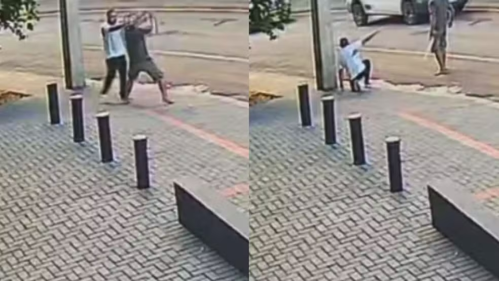 Homem é morto a golpes de bastão em rua de Cascavel; crime foi filmado.