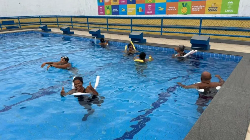 21/7/2026 - Arena Aquática retoma aulas de hidroginástica e natação para adultos e idosos