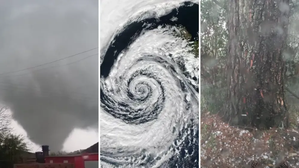 Alerta, aulas suspensas e tornado: veja impactos de ciclone-bomba pelo país