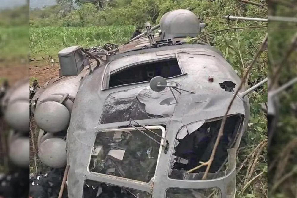 Helicóptero russo Mi-17 da Marinha do México cai em Jalisco durante operação contra o tráfico