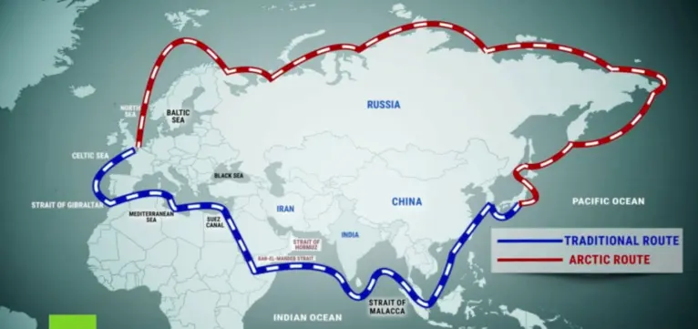 Índia prepara primeiro cargueiro pela rota ártica russa em 2027