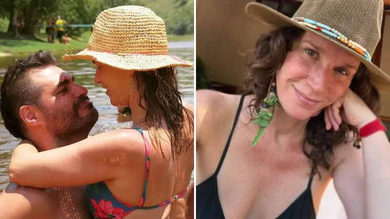 Longe da TV há 10 anos, ex-atriz da Globo mantém negócio na Bahia e aposta em cerveja com Thiago Lacerda