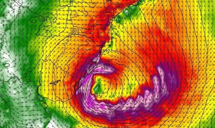 Novo ciclone ameaça Sul do Brasil com chuva intensa, granizo e ventos de até 100 km/h