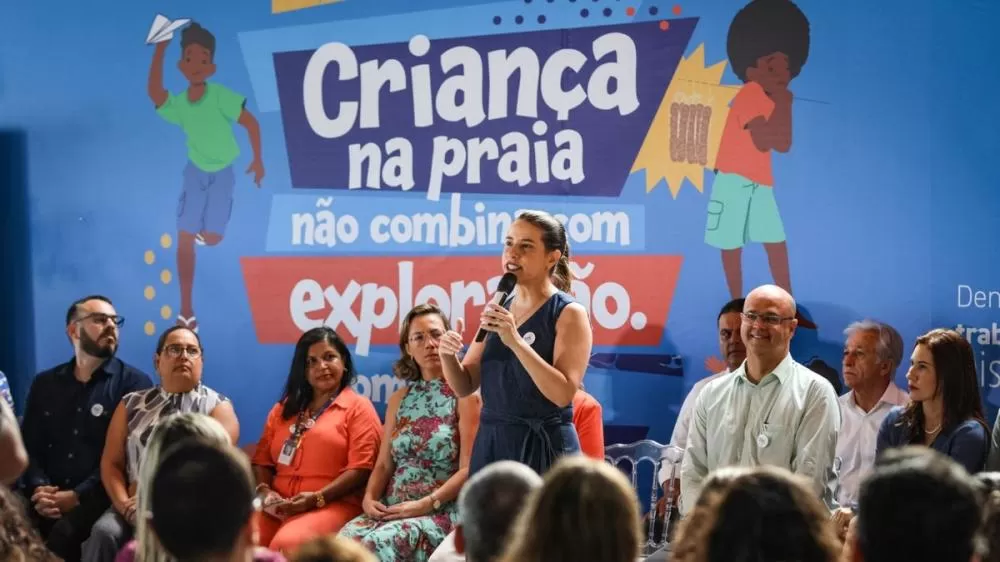 Com foco em evitar trabalho infantil no litoral, Raquel Lyra lança nova edição do “Praia Legal”.