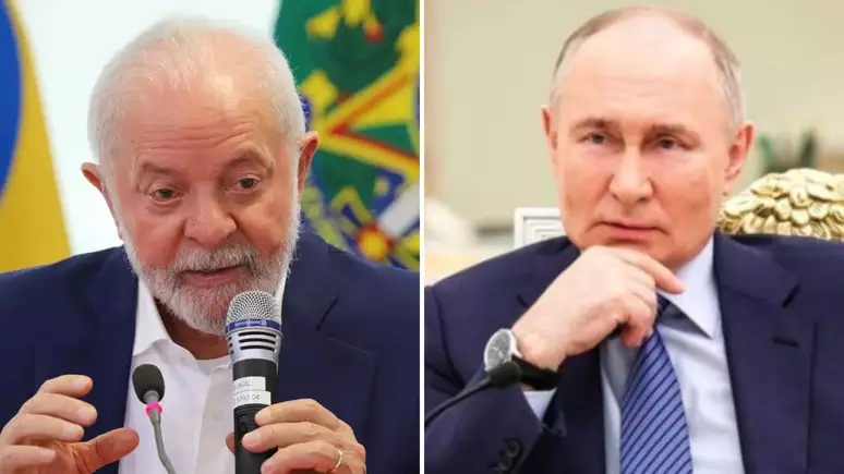 Lula aceita convite de Putin para ir a Moscou, diz embaixador russo no Brasil.