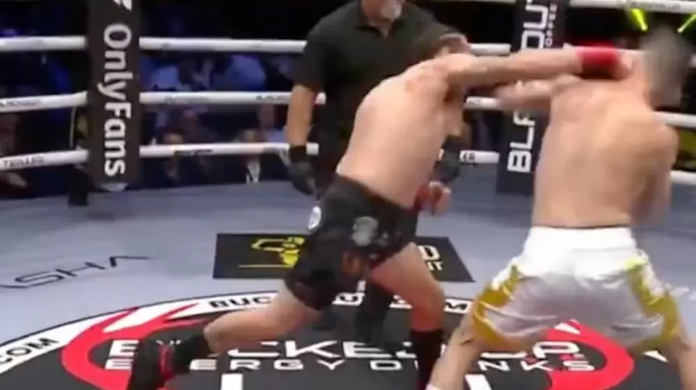 Lutador aplica nocaute relâmpago em apenas 2 segundos.