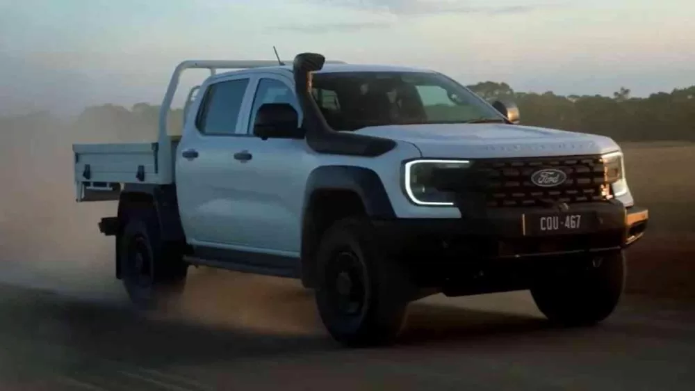 Ford revela nova picape bruta feita para o trabalho pesado.