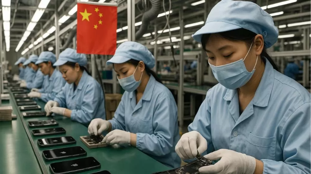 Pressão dos EUA não tira Apple da China.