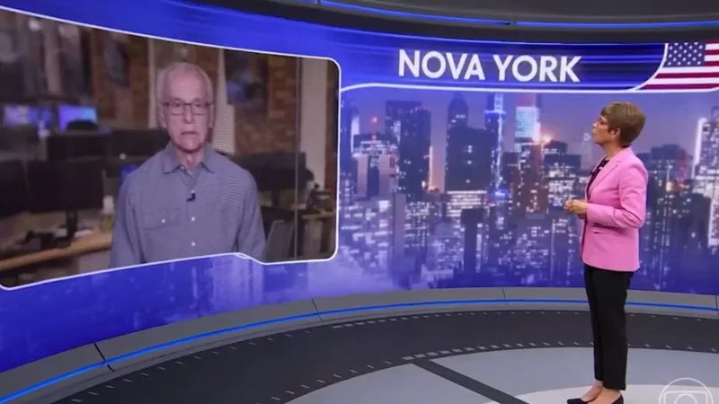 Jornalista da Globo “salva” colega que entrou no ar desorientado; assista.