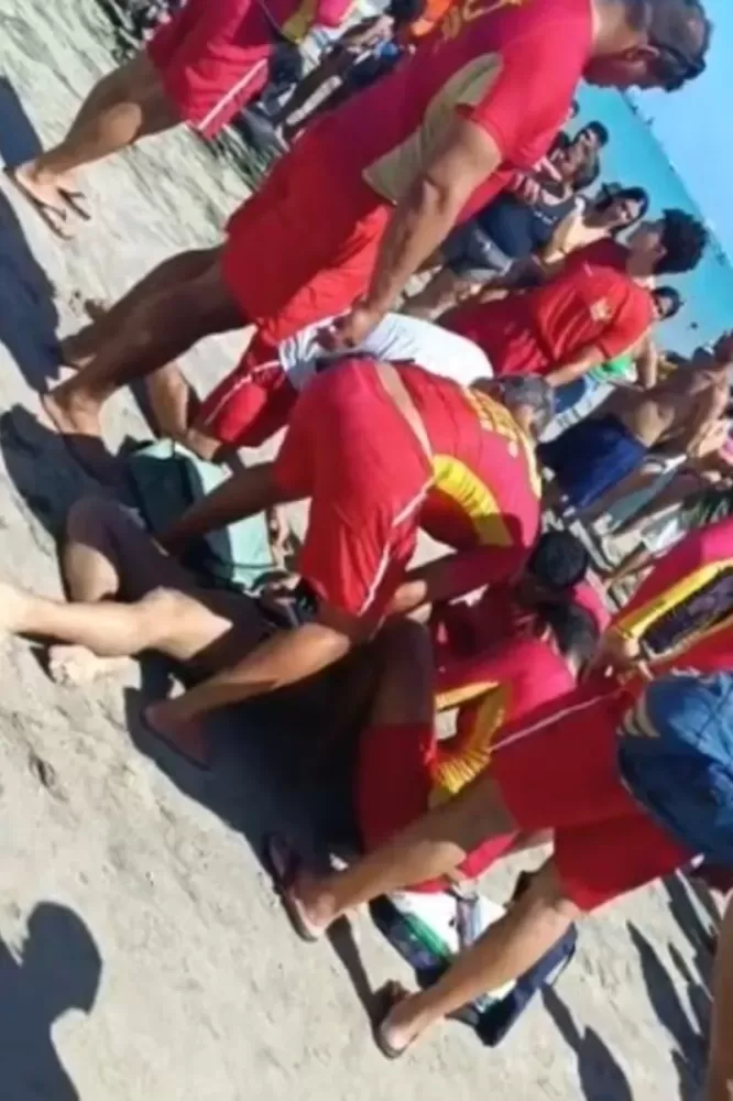 Vídeo: homem vítima de afogamento morre na Praia da Pajuçara.