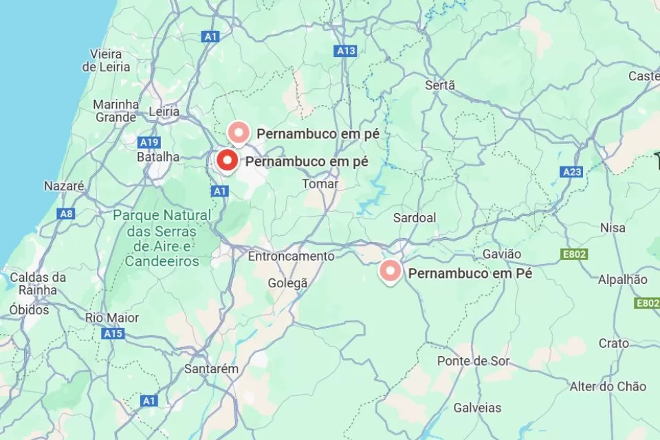''Pernambuco em pé'' em Portugal: brasileiros criam localização no Google Maps para fazer piada com portugueses.