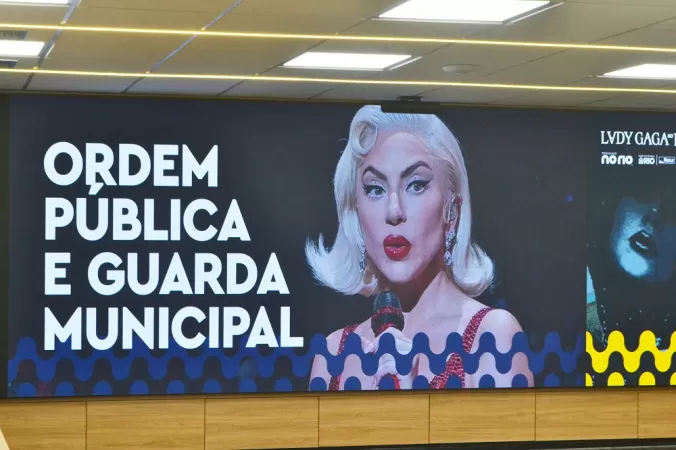 Prefeitura do Rio divulga detalhes do esquema de segurança e transporte para show gratuito de Lady Gaga.