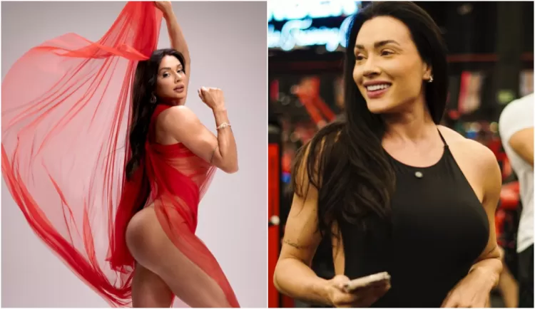 Juju Salimeni afirma que é a panicat mais inteligente e com o bumbum mais bonito.