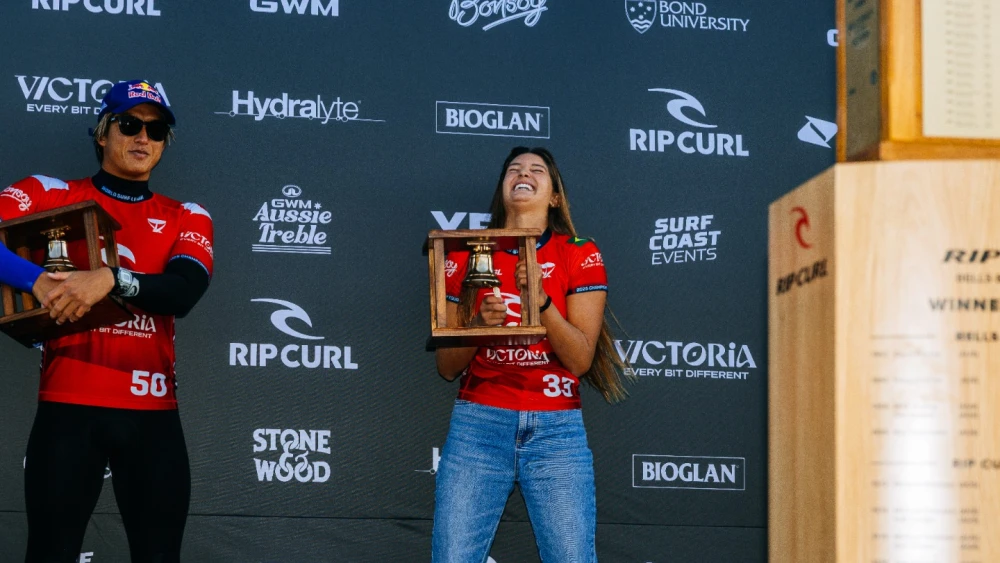 Brasileira é vice-campeã em Bells Beach e alcança o melhor resultado da carreira.