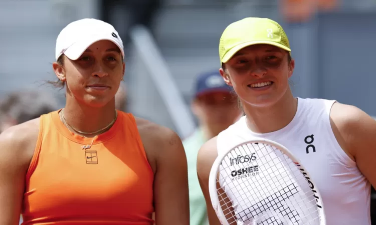 Iga Swiatek vence Madison Keys de virada e vai às semifinais do WTA 1000 de Madrid.