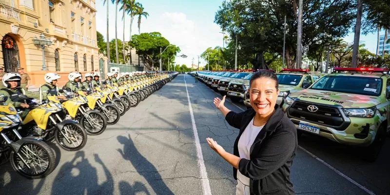 Raquel Lyra entrega helicóptero e 136 novos veículos para a segurança pública de Pernambuco