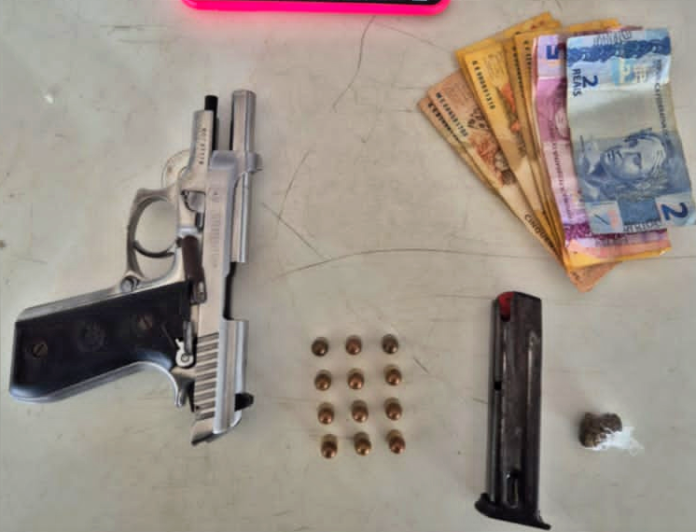 Homem armado e com drogas é preso em Petrolina durante operação da PM.