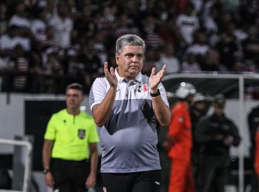 Após vitória, Marcelo Cabo vê Santa com total controle do jogo diante do Central.