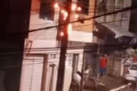 Homem é eletrocutado por fiação que caiu de poste em Caruaru.