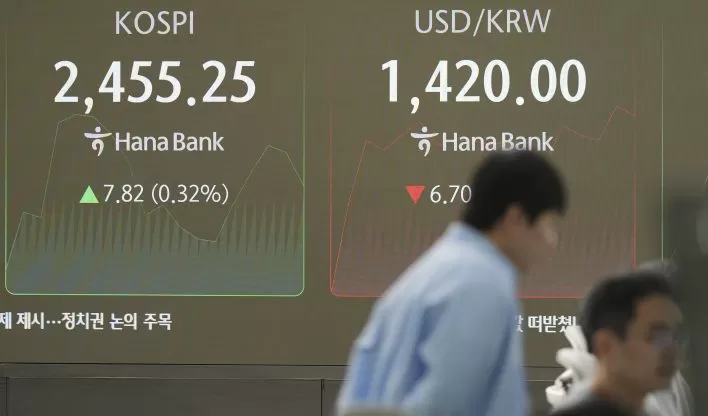 Bolsas da Ásia fecham baixa após perdas em Wall Street com temor fiscal nos EUA.