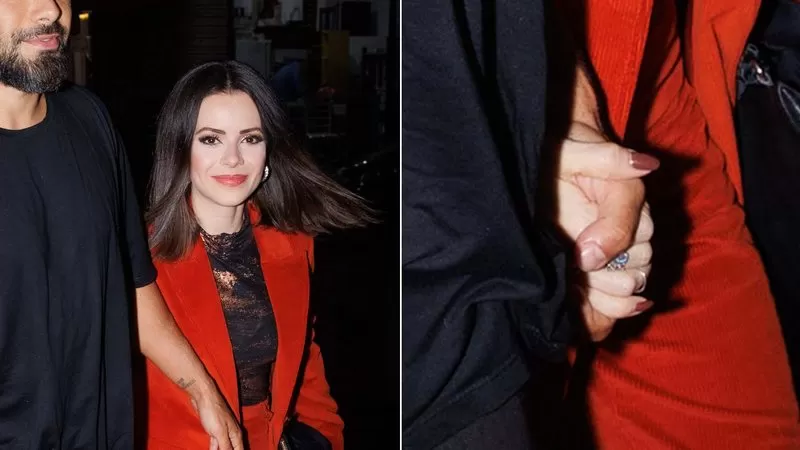 É oficial! Sandy assume namoro com Pedro Andrade em rara aparição em público.