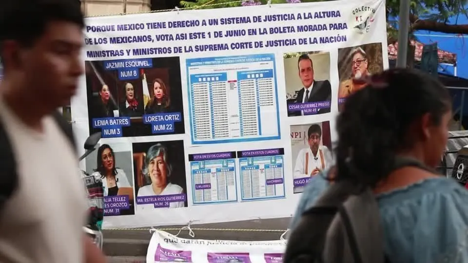 México promove votação histórica para o Judiciário neste domingo (1º).