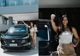 Mulher de Luva de Pedreiro comemora compra do 1º carro e agradece influenciador: 'Meu sonho virou realidade'.