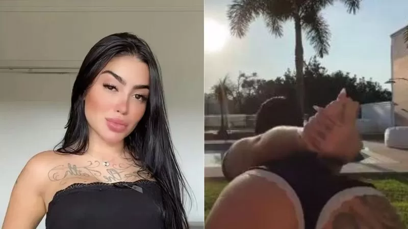 De calcinha, MC Mirella ousa com dança sensual em vídeo provocante nas redes sociais; assista.