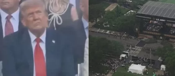 Desfile militar para Trump vira motivo de chacota nas redes; veja.