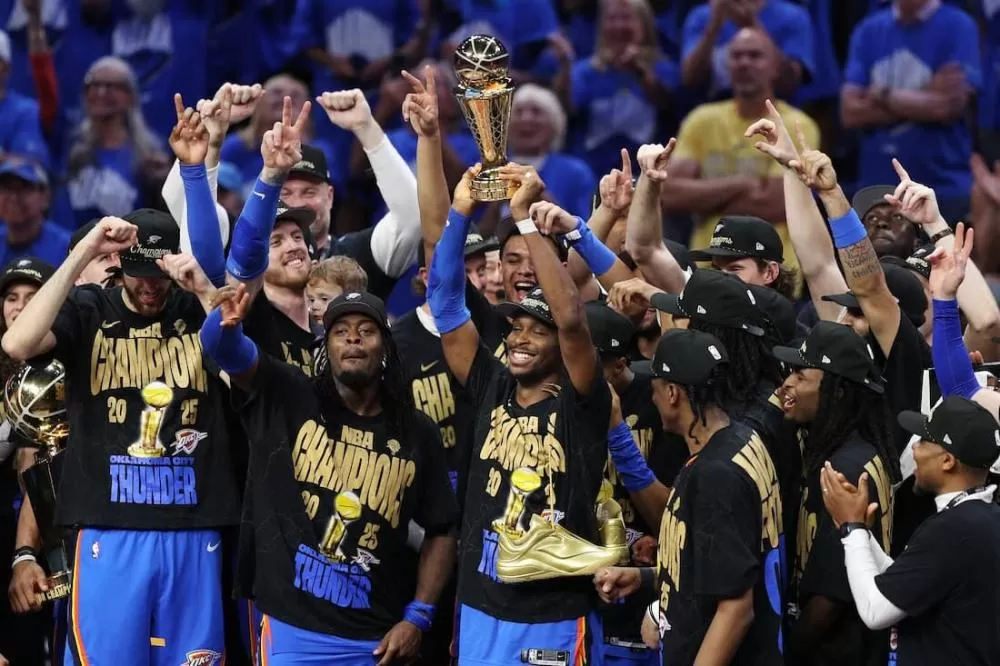 Oklahoma City Thunder vence Indiana Pacers e é campeão da NBA pela 1ª vez; veja os melhores momentos.