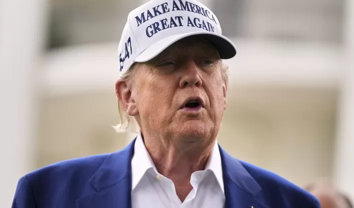 “Parabéns, mundo. É hora da paz!”, diz Trump diz após ataque com mísseis do Irã.