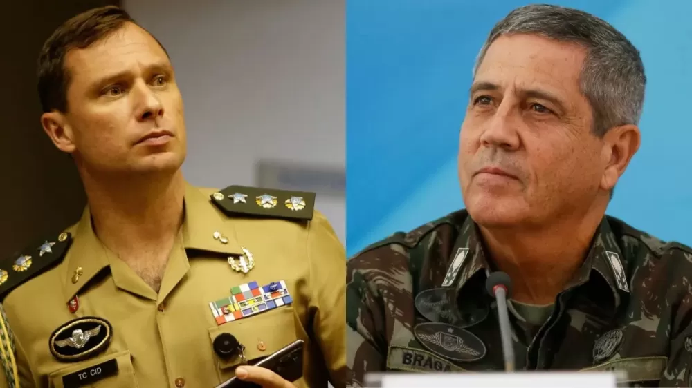Entenda as divergências de Mauro Cid e Braga Netto no plano de golpe.