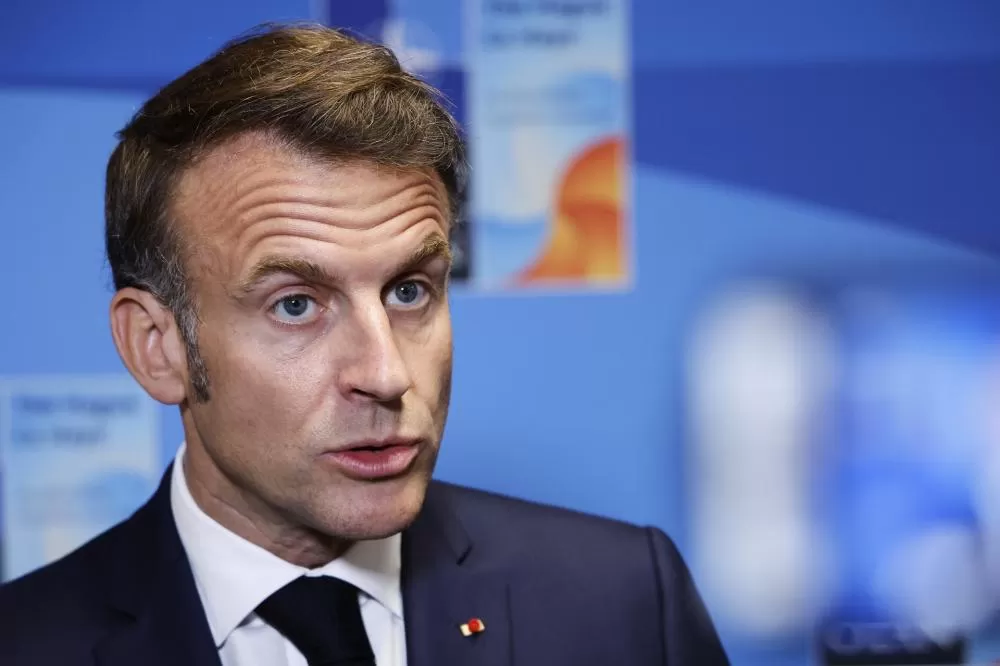 Macron quer acordo comercial UE-EUA ‘o mais rápido possível’.