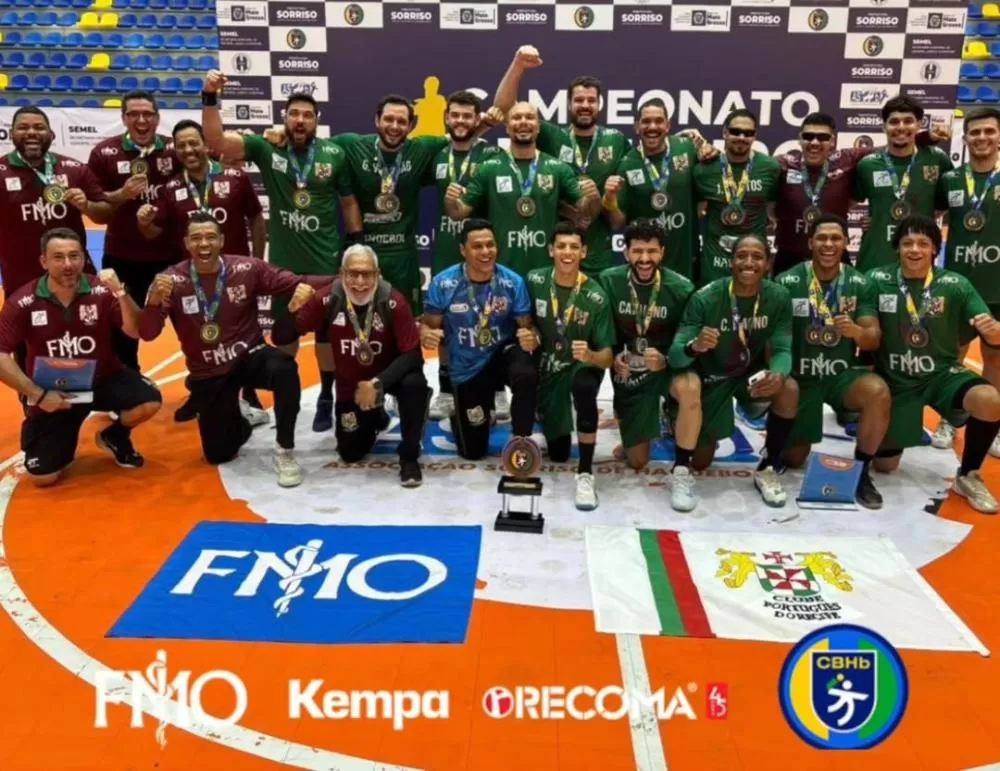 Clube Português conquista Brasileiro de Handebol; Santa Cruz é terceiro.