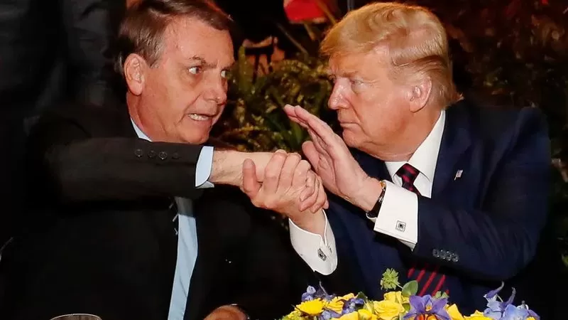 Trump acusa justiça brasileira de perseguir Bolsonaro: “Ele não é culpado de nada”.
