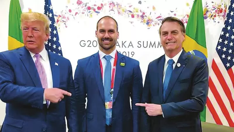 Após apoio de Trump, Eduardo Bolsonaro planeja novas ações dos EUA a favor do pai