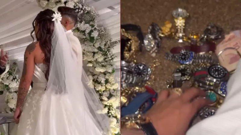 ‘Arrastão’ em casamento milionário de influenciador gera revolta nos convidados e web: “perdi uma pulseira de 250 mil“