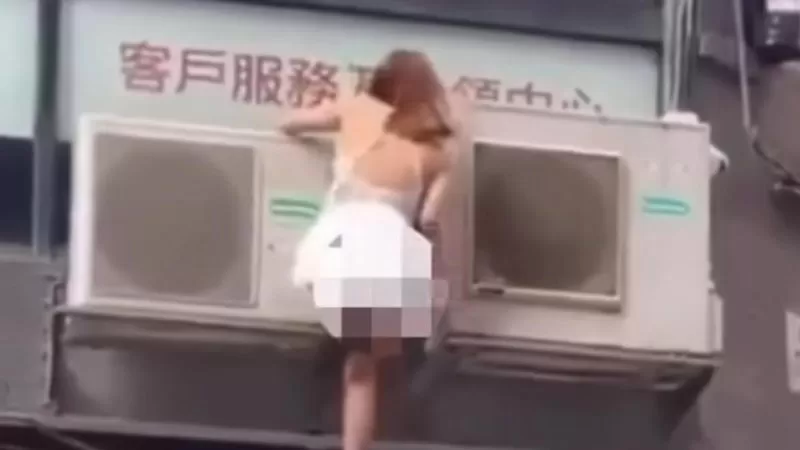 VÍDEO: Esposa chega em casa mais cedo e amante foge pela janela